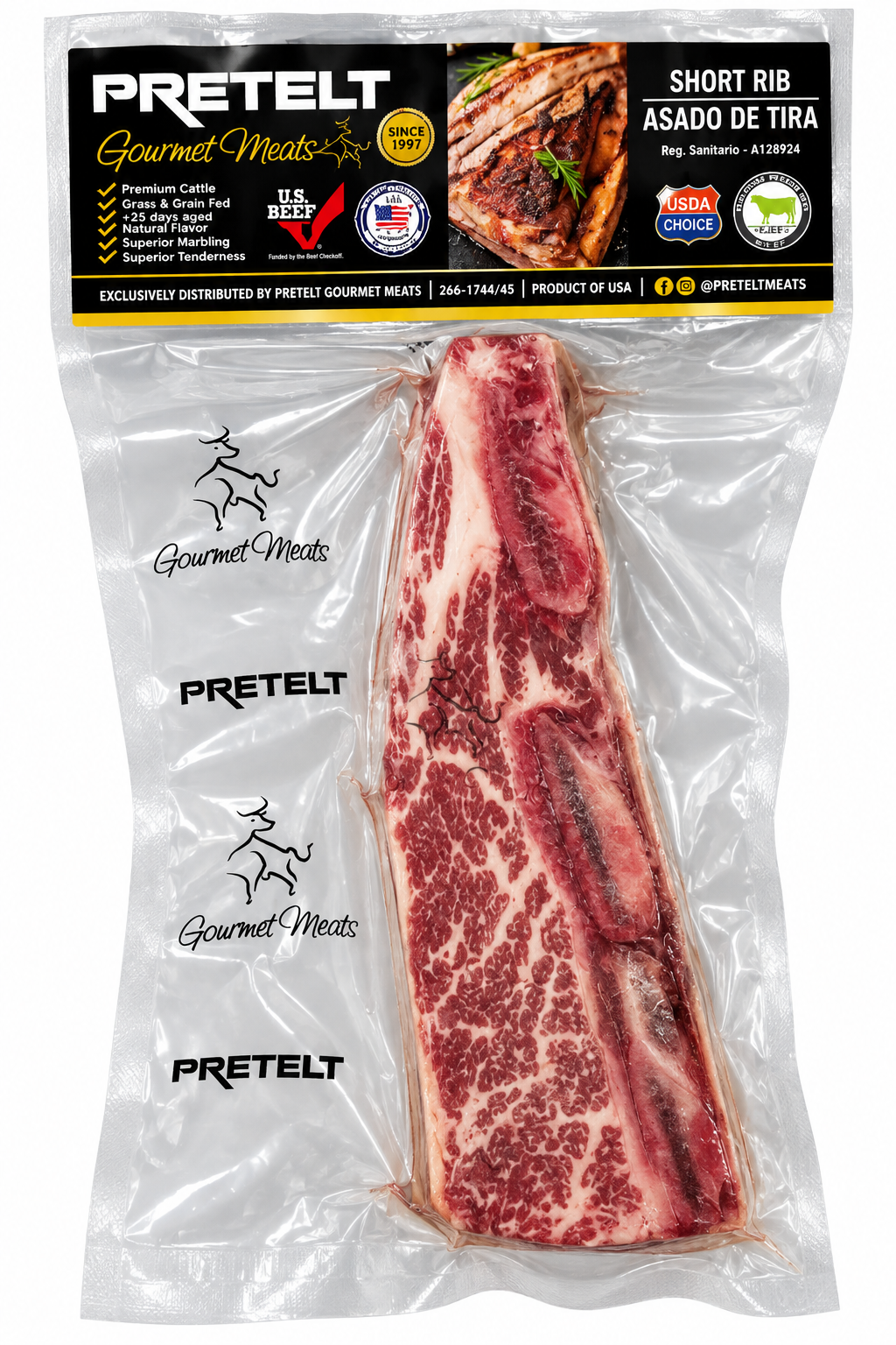 SHORT RIB 3B ANGUS STK 12 OZ