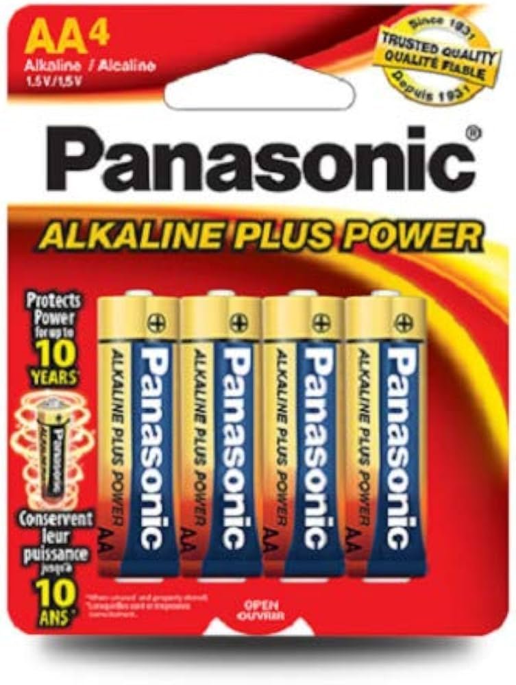 PANASONIC POWER ALKALINE AA/4