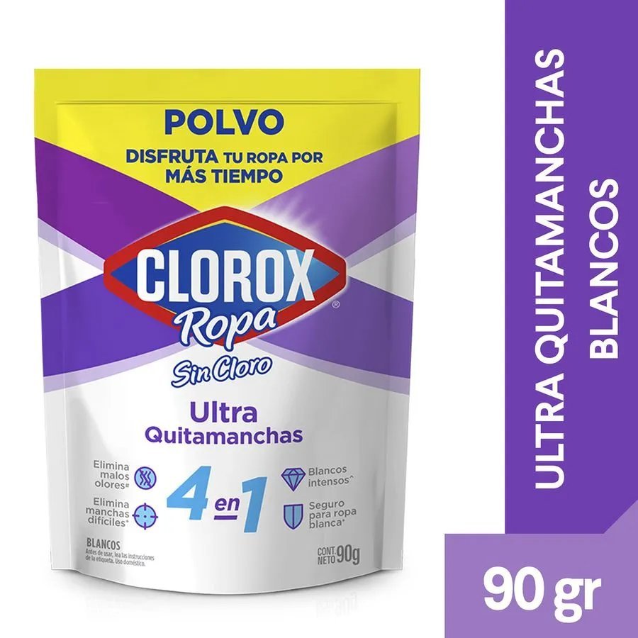 CLOROX ROPA BLANCA ULT POL SOBRE 90GR