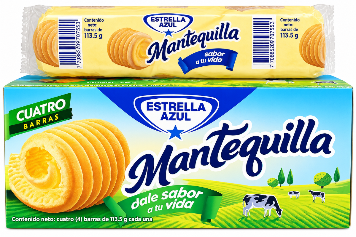 ESTRELLA AZUL MANTEQUILLA EN BARRA 113.5G