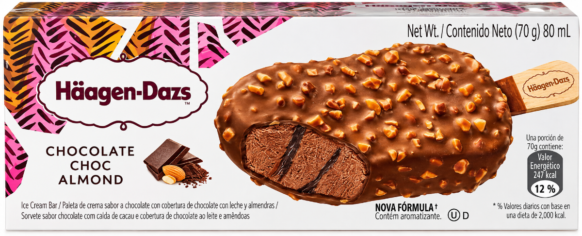 PALETA HAAGEN DAZS CHOCOLATE CHOC ALMOND