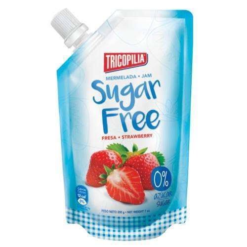 TRICOPILIA MERMELADA DE FRESA SUGAR FREE DOYPACK-200 g