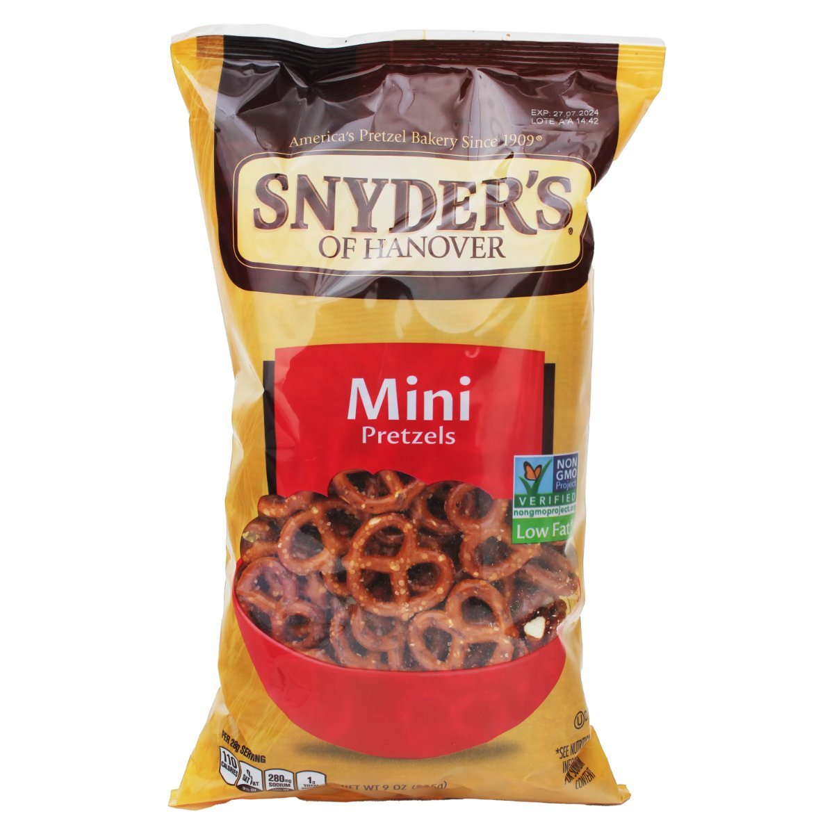 SNYDERS MINI PRETZELS 1.5 OZ