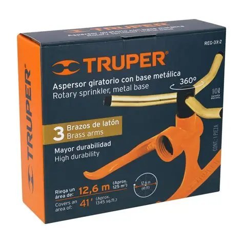 ASPERSOR GIRATORIO REG 3X TRUPER