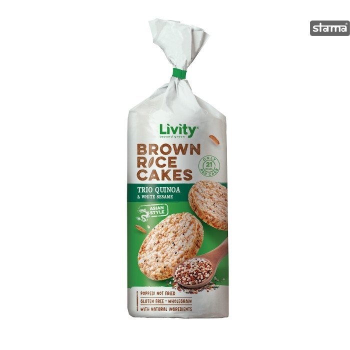 LIVITY CAKE TRIO QUINOA 100G