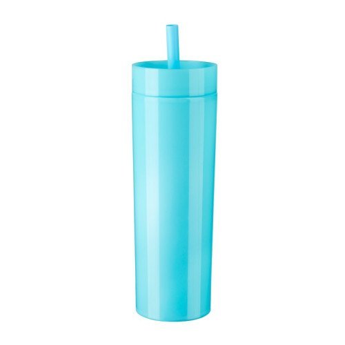 TERMO PLASTICO COLOR TURQUESA 16OZ
