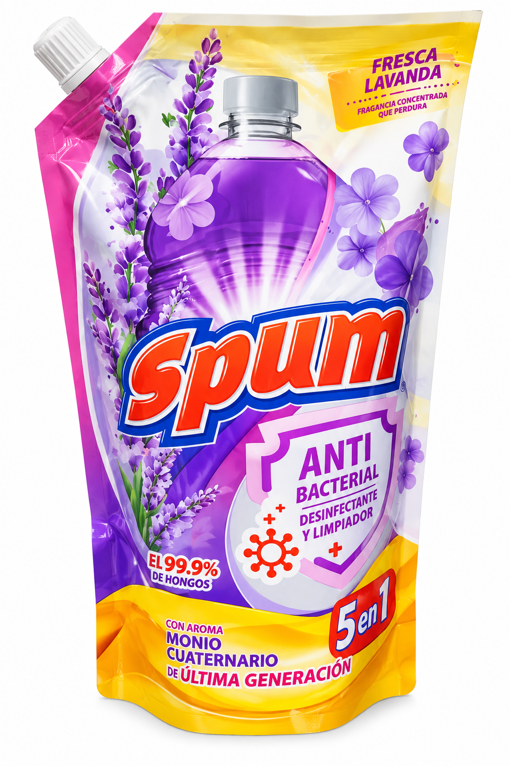 SPUM DESINFECT LAVANDA 800ML