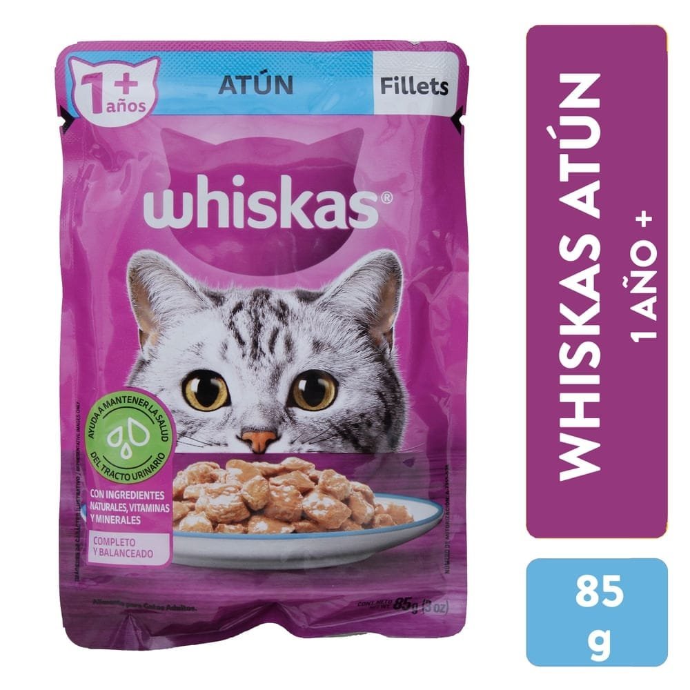 WHISKAS ATÚN SOBRECITO 85 G