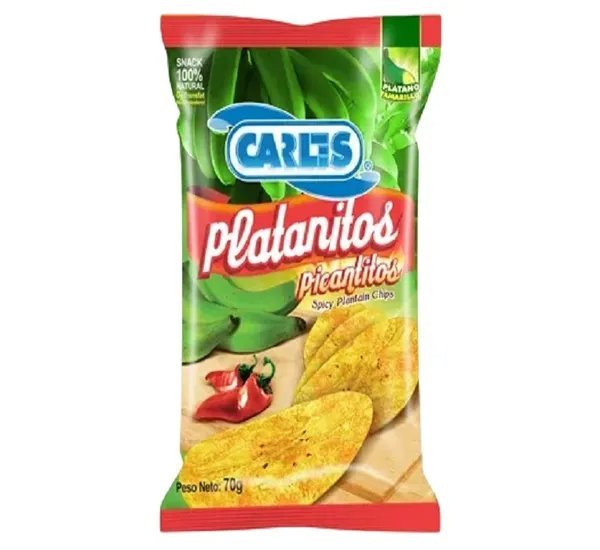 Carles Platanitos Picantes 54g