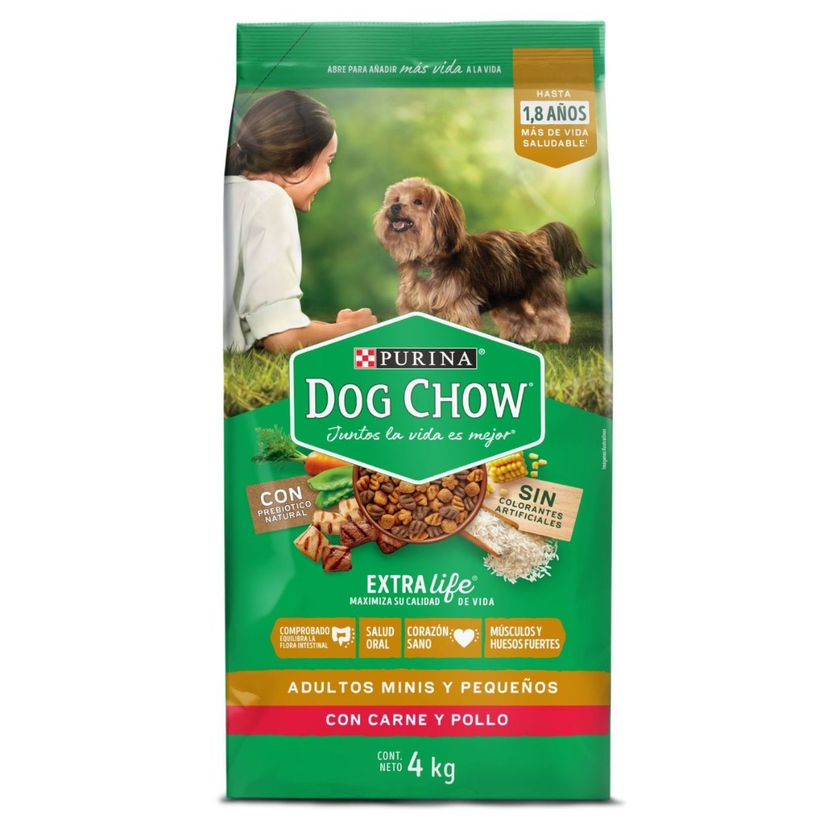 DOG CHOW ADULTO 4KG CARNE Y POLLO