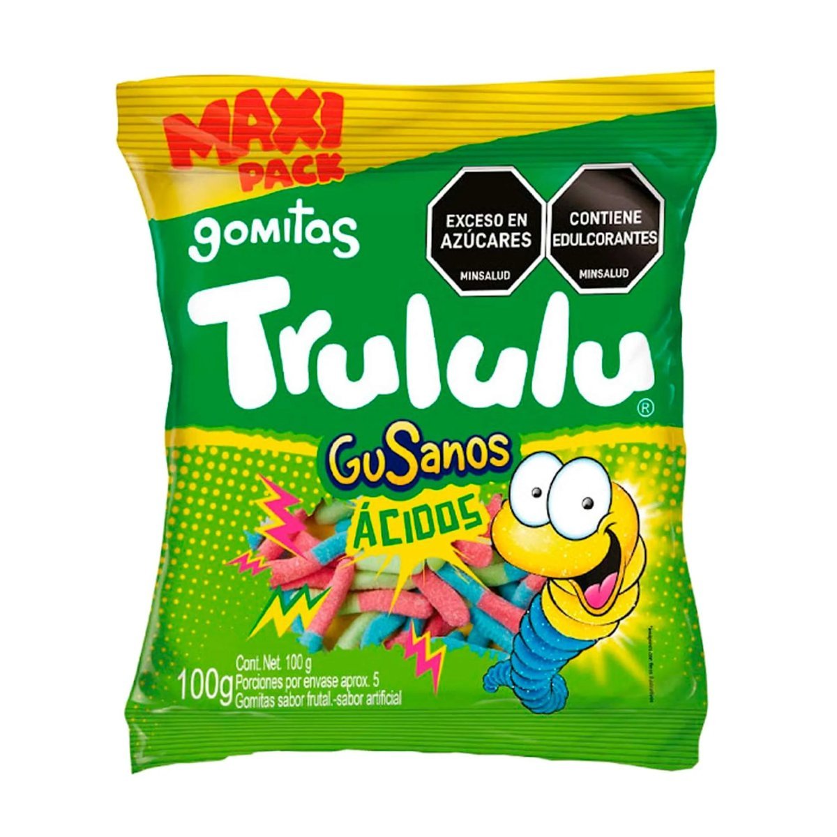 Gomitas Trululu Ácidos 100g