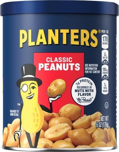 PLANTERS CLASSIC PEANUTS-6 oz