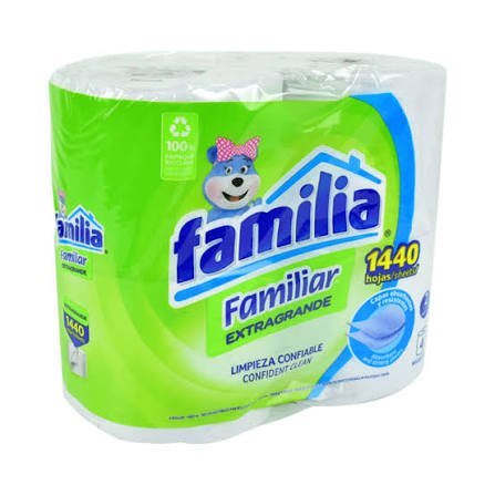 FAMILIA PAPEL HIGIENICO EXTRA GRANDE 8X4R