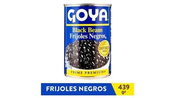 GOYA FRIJOLES NEGROS LATA-15.5 oz