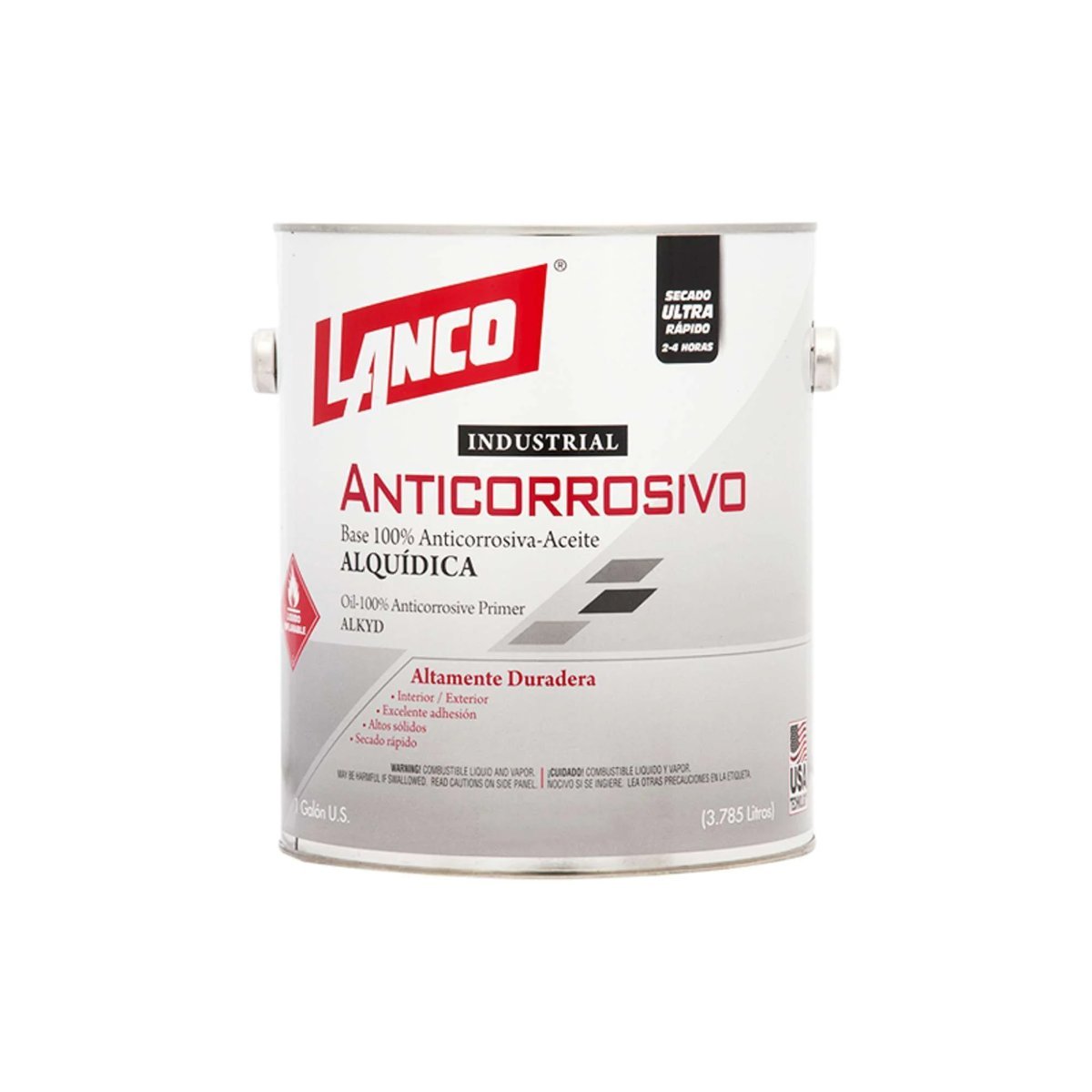 LANCO ANTICORROSIVO ACEITE NEGRO 1GALON