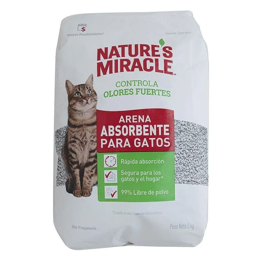 ARENA ABSORBENTE PARA GATOS NM-2KG