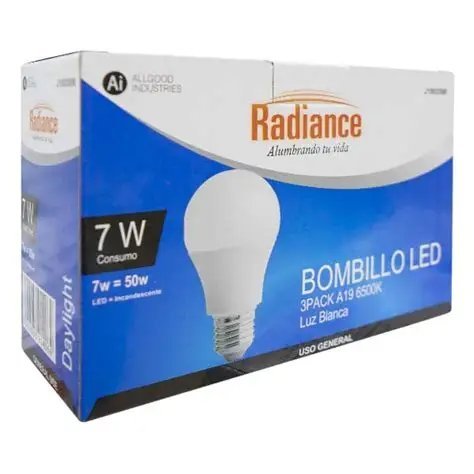 BOMBILLO LED A607W BLANCA 600 L MRCA RLA 60D7W