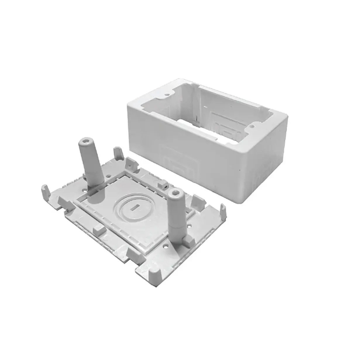 CAJA DE MOLDURA PLATICA AB6048 BLANCA