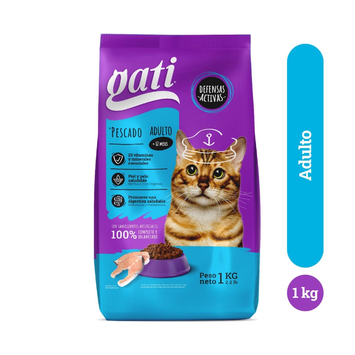 GATI PESCADO ADULTO 2.2LB