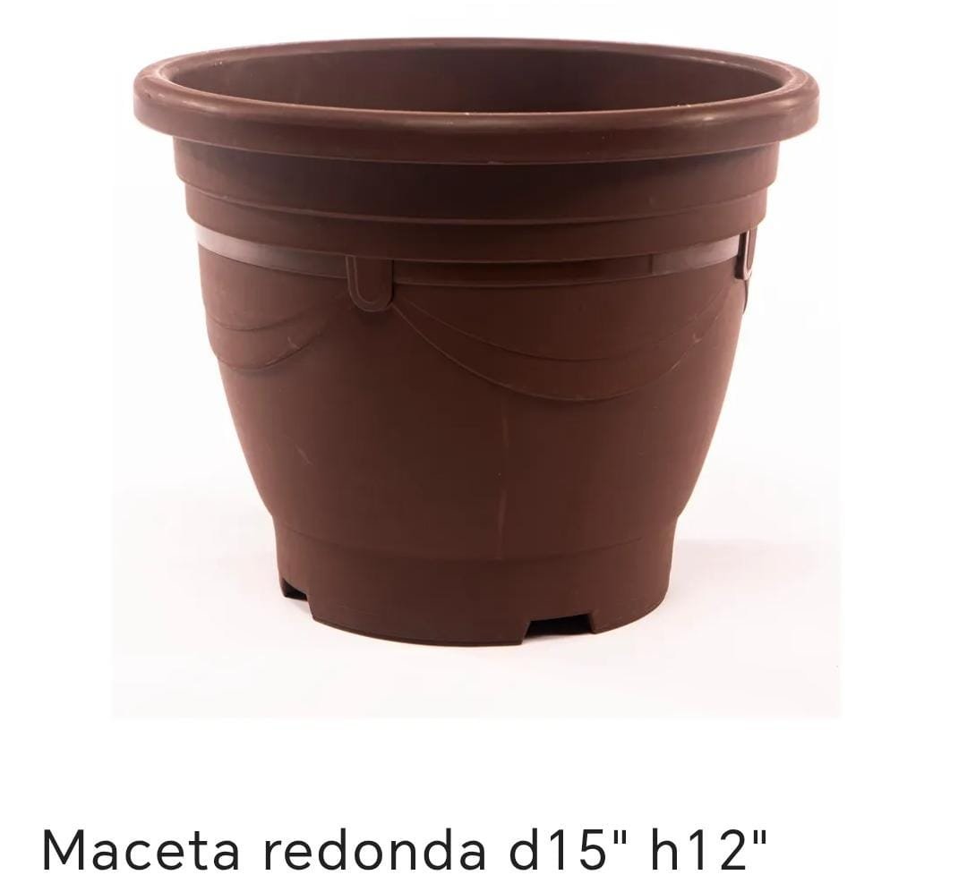 MACETA REDONDA D12 H9