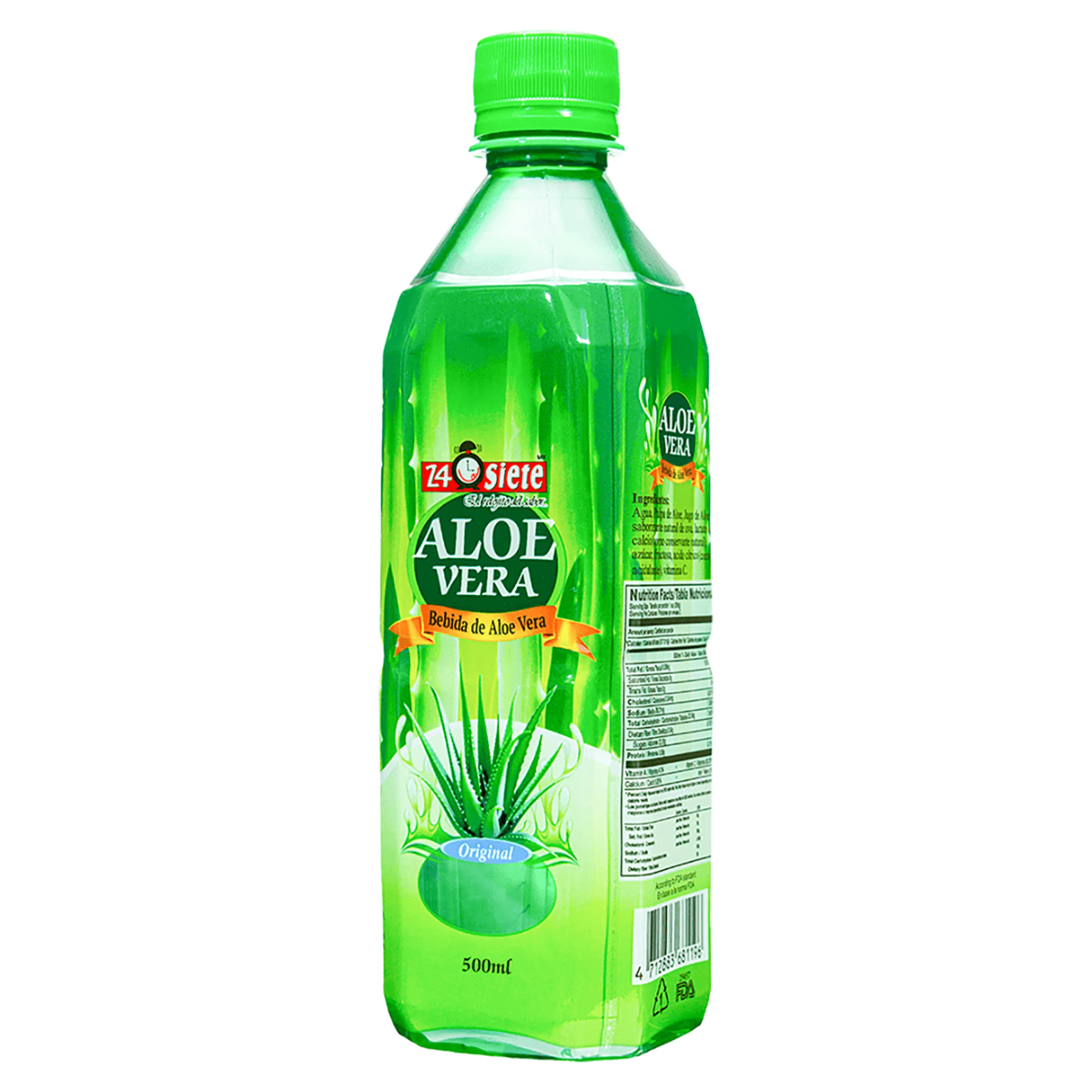 24 SIETE ALOE VERA SABOR ORIGINAL PET 500ML