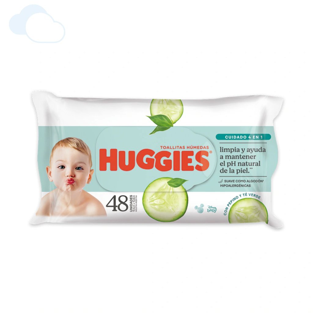 HUGGIES WIPES LIMPIEZA TOTAL ONE DONE X 48 - 48 UNID