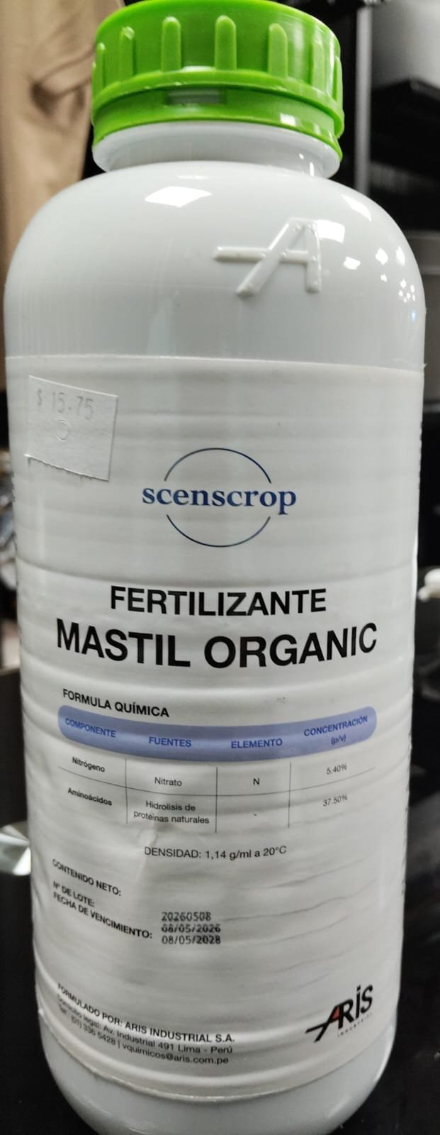 MASTIL ORGANIC LITRO -AMINOACIDOS 37.50%