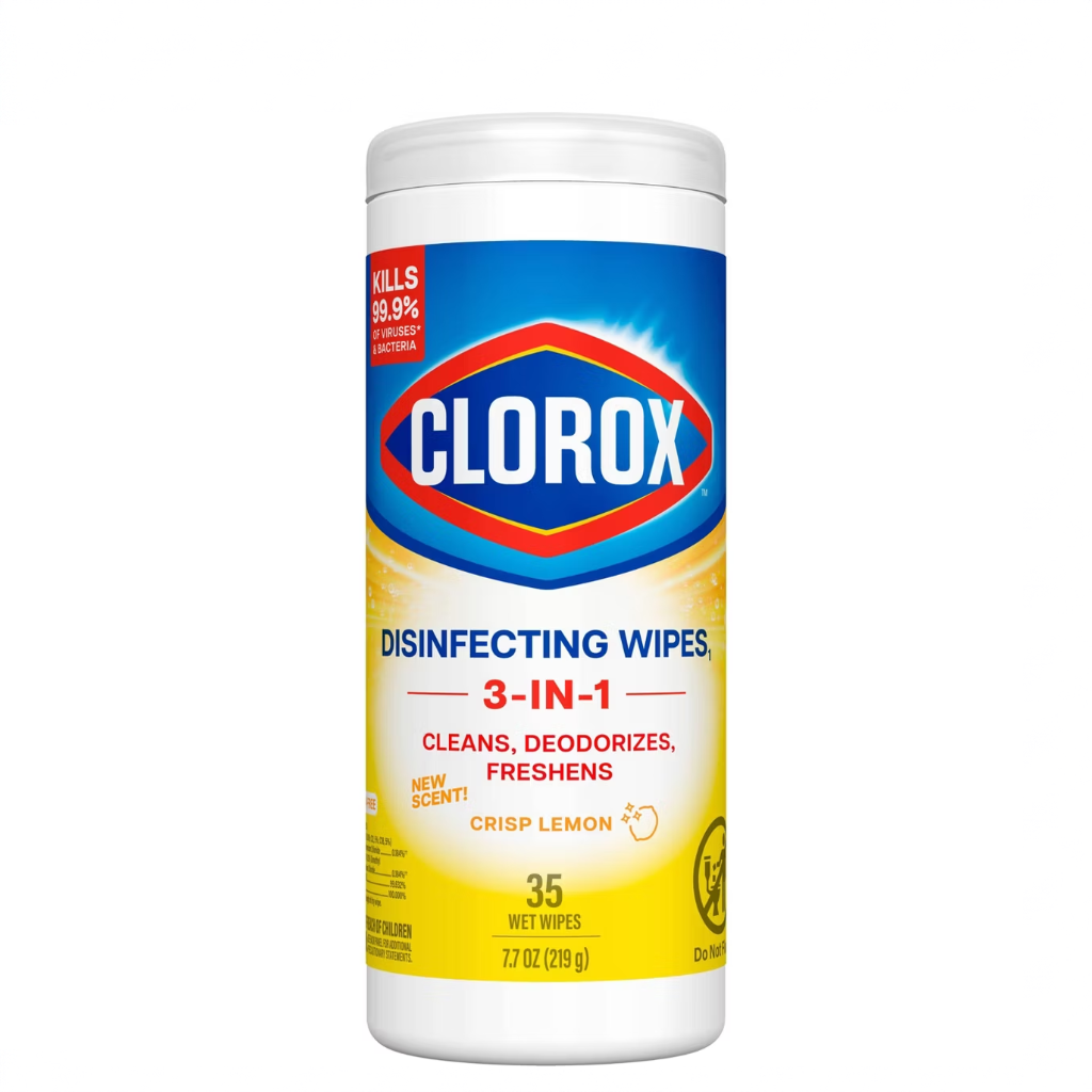 CLOROX WIPES LEMON SCENT