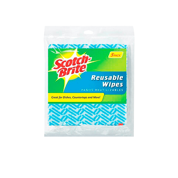 SCOTCH BRITE PAÑO REUTILIZABLE 5PK