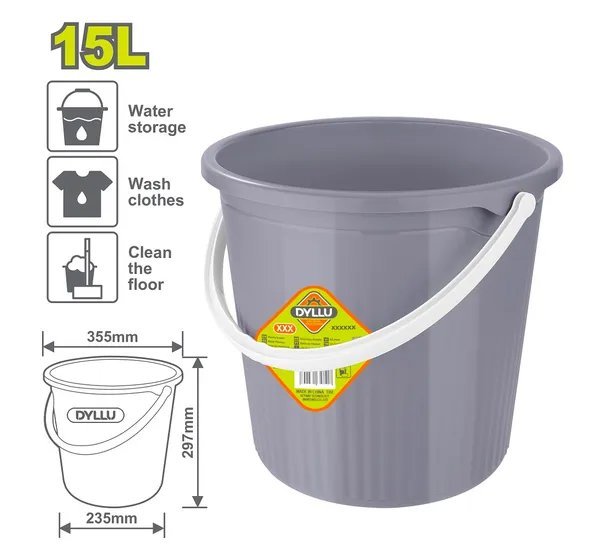 BALDE PLASTICO 15L