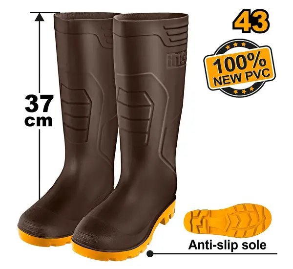 BOTAS DE PVC 43X37 CM ALTURA