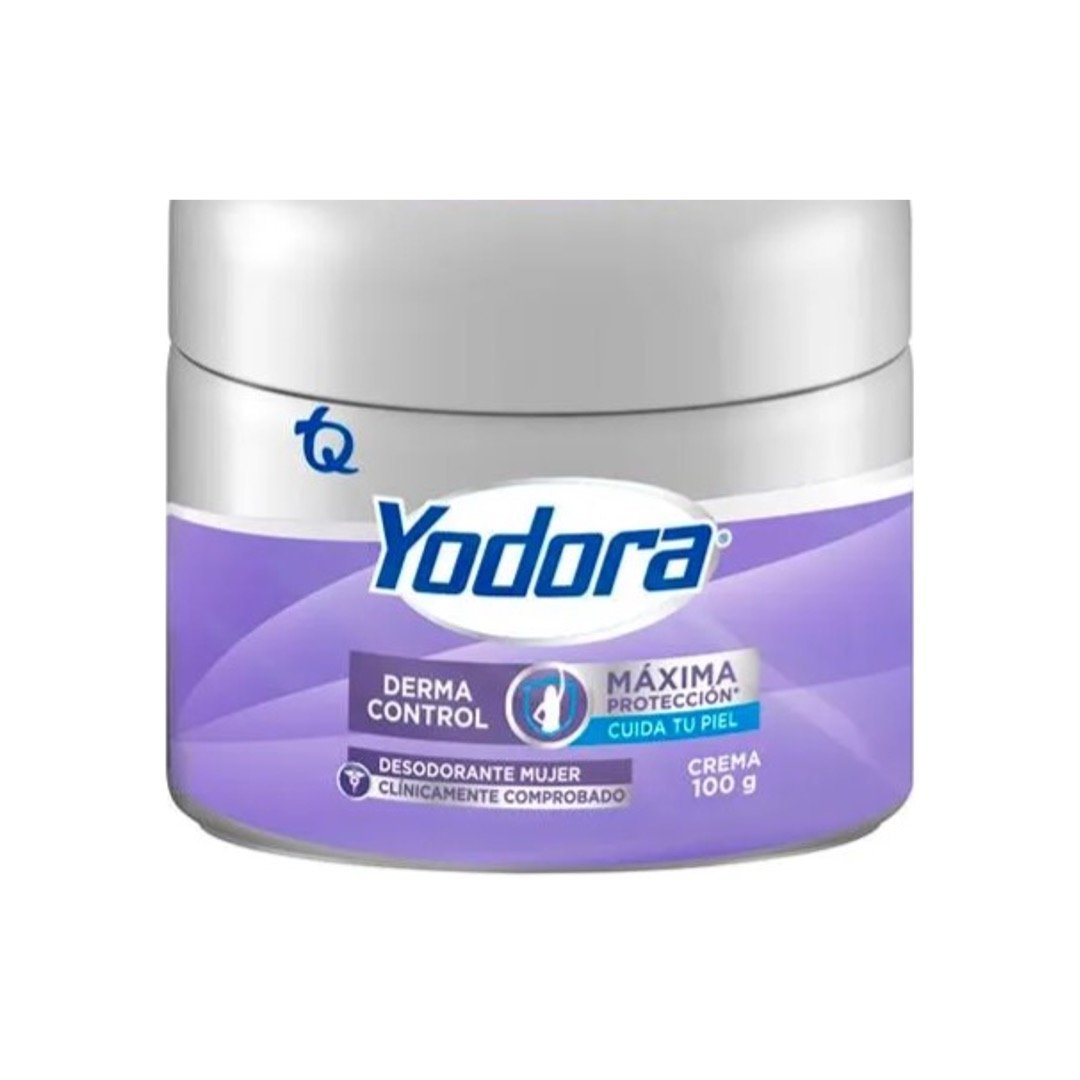YODORA CREMA DERMA CONTROL DESODORANTE MUJER 100G.