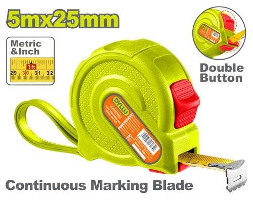 CINTA METRICA 5M X 25MM DYLLU