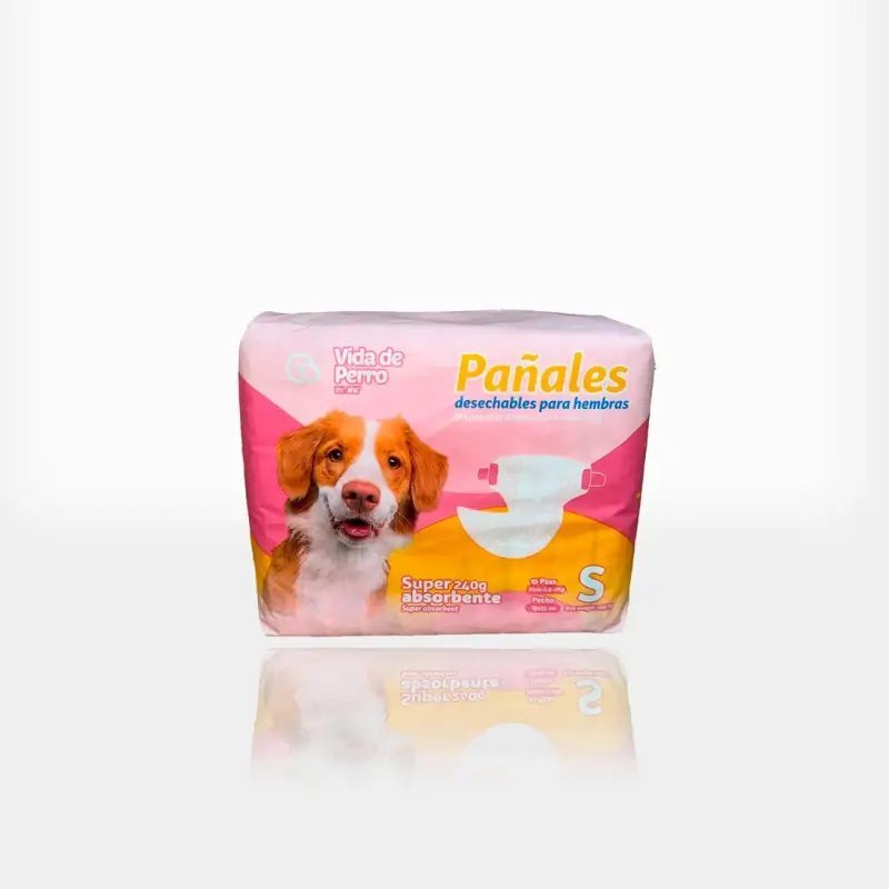 PAÑALES DESECHABLES PEQUEÑOS PARA HEMBRA ( SAP) 240 10 PZAS PESO 0.5 - 2KG